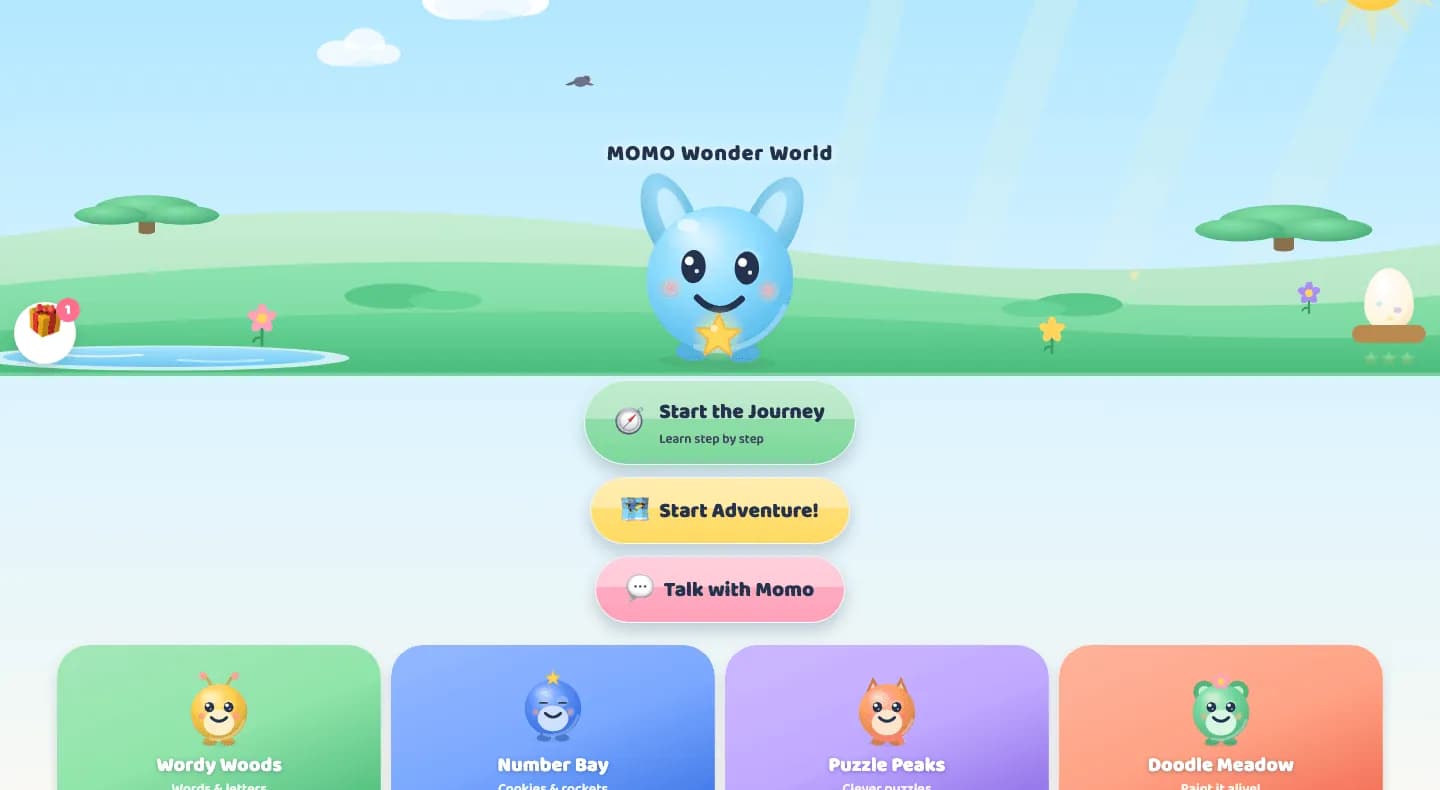 Zaslon izdelka MOMO Wonder World